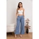 thumbnail image 1 of Pantalón Mujer Casual Recto Algodón Tipo Lino Tiro Alto 7003, 1 of 3