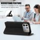 thumbnail image 3 of Funda Billetera para Infinix Note 60 5G Imán y Resistente Negro, 3 of 6