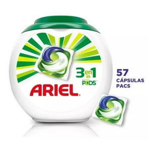 Ariel Pods 3 En 1 Cápsulas De Detergente 57 Capsulas