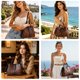 thumbnail image 2 of Bolso SHARPAD Bandolera de Cuero para Mujer Color Café - 2, 2 of 6