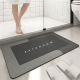thumbnail image 2 of Tapete Alfombrilla De Baño Super Absorbente Gris oscuro #3, 2 of 3