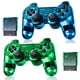 thumbnail image 1 of Mando inalámbrico Burcica para PlayStation 2 - Azul claro/verde, 1 of 7