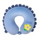 thumbnail image 1 of Almohada de Viaje de Espuma Viscoelástica REGALWOVEN, Almohada de Cuello en Forma de U con Girasoles, Azul Oscuro 12x12in, 1 of 5