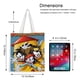 thumbnail image 5 of Animaniacs Bolso de tela con estampado de lienzo para mujer, bolsa de compras reutilizable y estética, con cremallera interior, regalo para mujer,38*45cm., 5 of 6