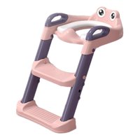 Genérico - Asiento De Inodoro Niños Escalera Plegable Ajustable Lau