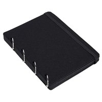 Magideal - Soporte De Exhibición De Fieltro, Soporte De Carpeta De Exhibición De Pin, Soporte De Exhibición De Pin De 4 Páginas Para Accesorios De Joyería, Tocad Negro