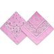 thumbnail image 1 of Bandanas Dorilin Pack de 2 - 56 cm - Algodón con Estampado Paisley - Rosa, 1 of 4