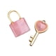 thumbnail image 3 of Juego De Colgante De Collar Con Llave De Pareja, Llave En Forma De Corazón Para Viajes En La Calle, Cumplea?os, Rosa, 3 of 5