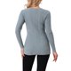 thumbnail image 3 of INSPIRE CHIC Suéteres de Manga Larga para Mujer Cuello Redondo Tops de Punto Elástico Otoño Invierno Camisa Casual L Gris, 3 of 6