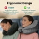 thumbnail image 4 of Almohada Inflable Para Cuello Air Para Viaje Con Capucha Gris, 4 of 9
