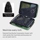 thumbnail image 5 of Equipaje de mano más grande Luggage Away, color verde mar, 58,4 cm, con ruleta, 5 of 7