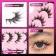 thumbnail image 2 of Veleasha Manga Lashes Anime False Eyelashes Cat Eye Lash Str, 2 of 3