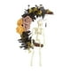 thumbnail image 1 of Corona De Flores Artificiales Para Puerta De Entrada, Interior Y Exterior, Corona De Esqueleto De Halloween, 1 of 3