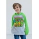 thumbnail image 2 of Sudadera con capucha Teenage Mutant Ninja Turtles Leonardo Michelangelo Raphael para niños pequeños, forro polar verde 3T, 2 of 3