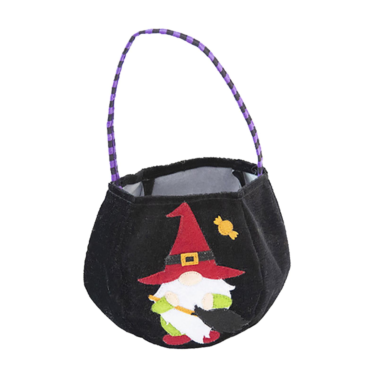 Bothyi - Bolsa De Calabaza Decorativa 22x18cm Para Bolsas De Regalo Bolsas De Compras Bolsas De Recuerdo Negro