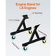 thumbnail image 4 of Soporte para motor JY PERFORMANCE LSx V8 negro con ruedas, 4 of 7