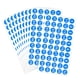 thumbnail image 1 of Etiqueta Adhesiva de Número de Existencias, Etiqueta Redonda Autoimpermeable Continua para Clasificación de álbumes de Recortes, Artesanías de Boutiqu azul, 1 of 5