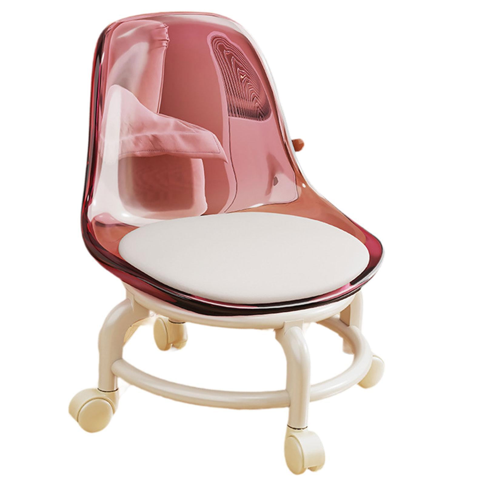 Bothyi - Taburete Con Ruedas Scoot, Taburete Para Maquillaje Y Pedicura, Ideal Para El Hogar, Fitness, Peluquería.