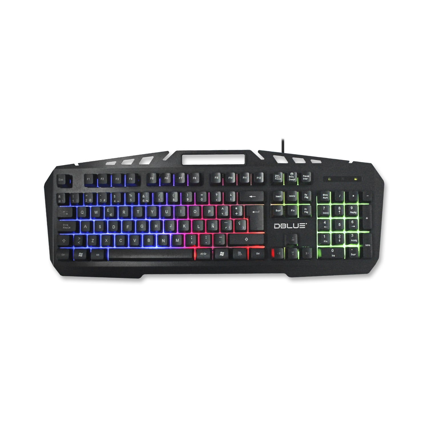 Dblue - Teclado Gamer Usb Retroiluminado Con Dock K44 Pro