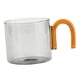 thumbnail image 5 of Taza De Té De Leche Con Asa Resistencia Al Calor Para Oficina Flor Té Cereal Gris, 5 of 5