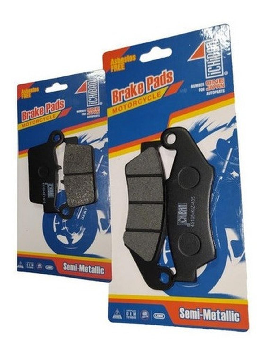 Genérico - Pastillas Delanteras Y Traseras Honda Xr 250 (1991 - 2004)