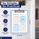 thumbnail image 3 of Portapapeles Office Solutions Direct 24x32 cm Azul Claro, 3 of 7