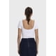 thumbnail image 3 of Polera Mujer Textura Sin Espalda Blanco, 3 of 4