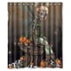 thumbnail image 1 of Cortina de ducha de princesas zombis aterradoras y aterradoras, juego de cortina de baño con ganchos, tamaño 60 x 72 pulgadas, 1 of 3