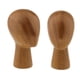 thumbnail image 1 of Maniquí de madera de 2 piezas maniquí cabeza modelo pelucas pelucas gorras sombrero soporte de exhibición, 1 of 2