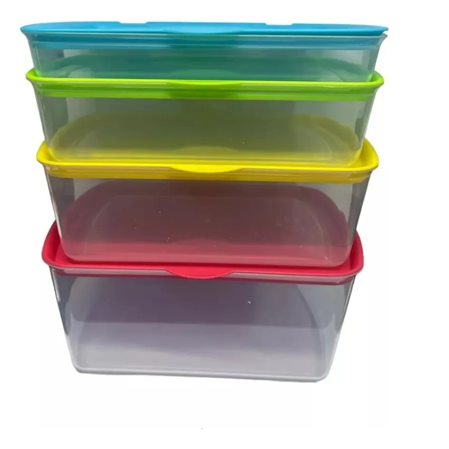 Genérico - Pack X 3 De Set 4 Piezas Contenedor Microondas Y Refrigerador