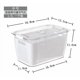 thumbnail image 2 of Caja Organizadora Con Cesta Refrigerador Despensa 1.7 Lt, 2 of 10
