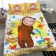thumbnail image 1 of Curious George Bedding Set Soft Donna Cover Set Bedroom Decor Kids Gifts, 1 of 3