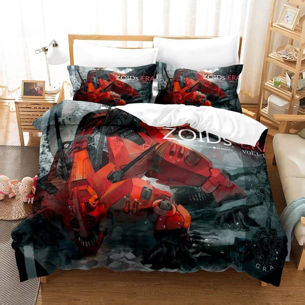Anime Zoids: Chaotic Century Bedding Set Single Twin Full Size Bed Set Adult Kid Bedroom Duvet cover Sets Bed Sheets