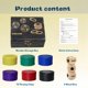 thumbnail image 3 of Juego de dados Aikgidtt con 3 dados de madera y 72 fichas en caja, 3 of 5