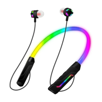 Genérico - Audifonos Auriculares Inalambricos Gamer Con Luz Rgb