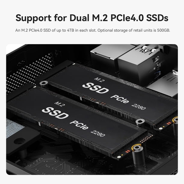 Mini PC Beelink SER5 MAX AMD Ryzen 7 6800U 32 GB RAM 500 GB SSD