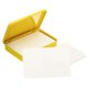 thumbnail image 1 of Uxcell 24 Hojas de Postales de Acuarela Tarjetas de Nota en Blanco para Suministros de Arte de Diario de Acuarela DIY Caja Amarilla Grano Grueso, 1 of 6
