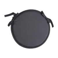 Ioensy - Cojín Redondo Para Silla, Suave, Sencillo, Cómodo, Cojín De Meditación, Cojín Para Taburete, Gris Oscuro, 38Cm