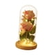 thumbnail image 1 of Flor De Rosa Artificial Con Cubierta De Vidrio Para Decoración De Comedor De Mesa, 1 of 5