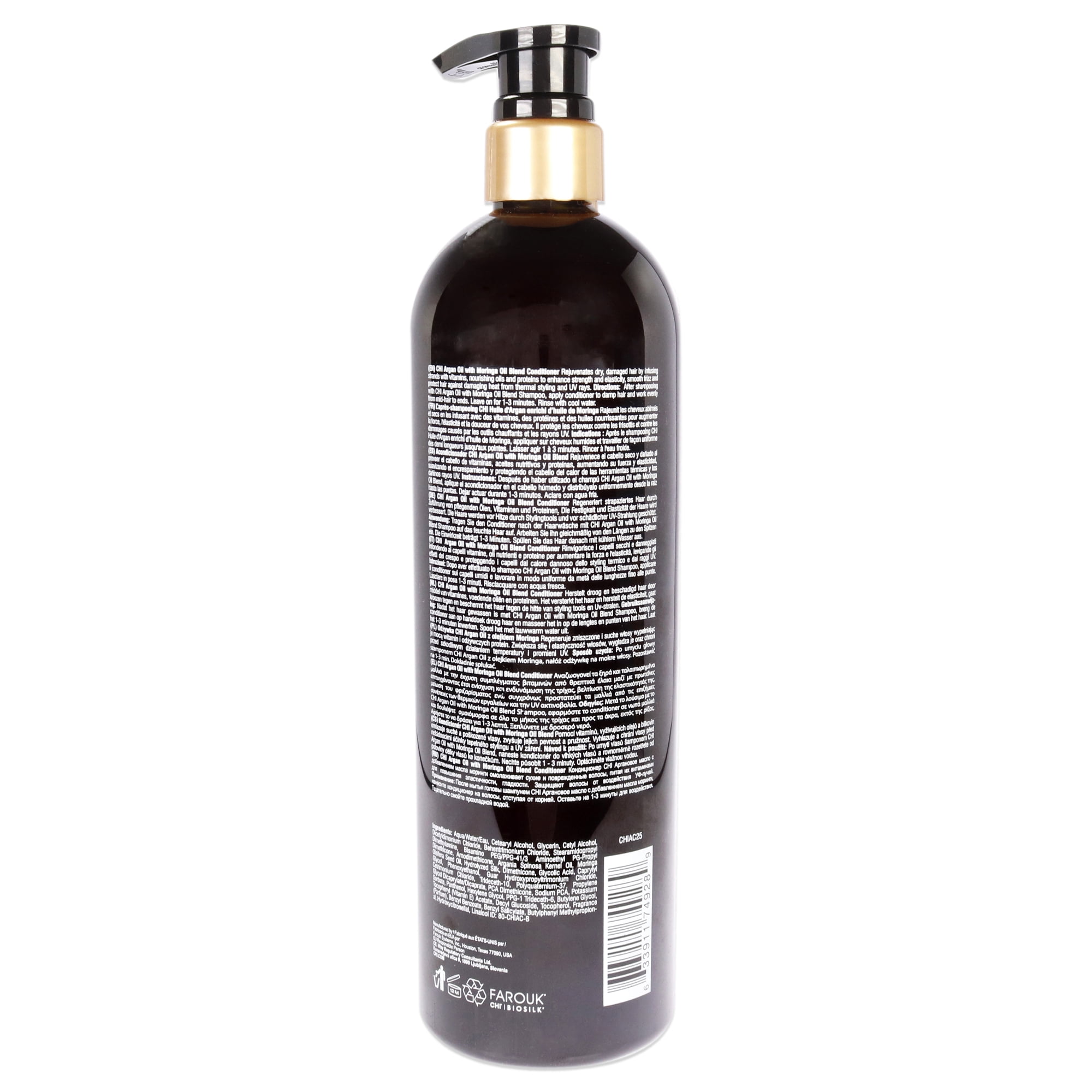 Acondicionador Chi Aceite De Argán Con Mezcla De Aceite De Moringa Unisex