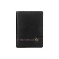 Billetera De Cuero Gino Rodinis Burano 1183 Negro