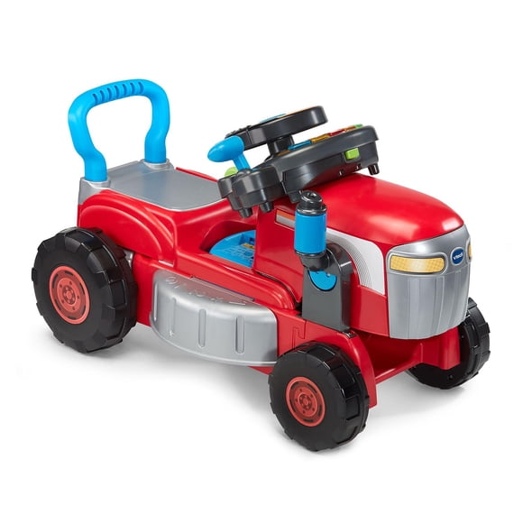 Ride-On Toy VTech obtiene un tractor y cortacésped en crecimiento durante 12 a 36 meses