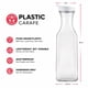 thumbnail image 4 of Jarra de agua GUSTO de 1,5 l [paquete de 2] de plástico con tapa abatible transparente, 4 of 7