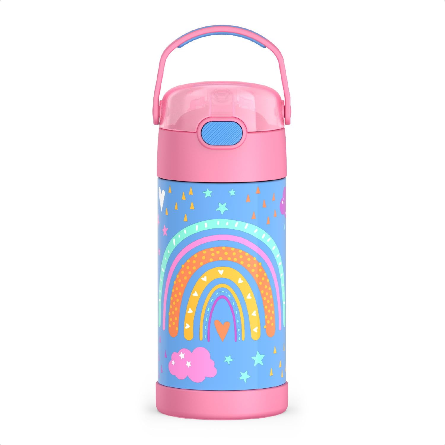 Botella De Agua Thermos Funtainer 350 Ml Para Niños De Acero Inoxidable