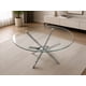 thumbnail image 4 of Mesa de Comedor Redonda de Vidrio Templado con Base de Acero Inoxidable – Diseño Moderno Premium, 4 of 5