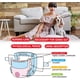 thumbnail image 4 of Pañales desechables para perros hembras, cachorros y gatos, color rosa, 12-36 unidades, con orificio ajustable para la cola., 4 of 5