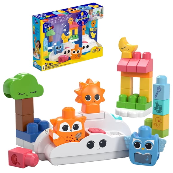 Juguete de bloques de construcción Mega Bloks Fisher-Price Rise & Snooze