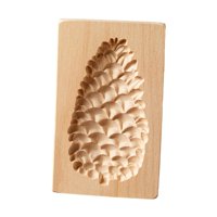 Bothyi - Cortador De Galletas De Madera, Herramienta Para Hornear Para Navidad, Reunión Familiar, Acción De Gracias, 13 Cm X 8 Cm X 2 Cm