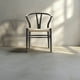 thumbnail image 2 of Silla Madera Wishbone Negro, 2 of 7