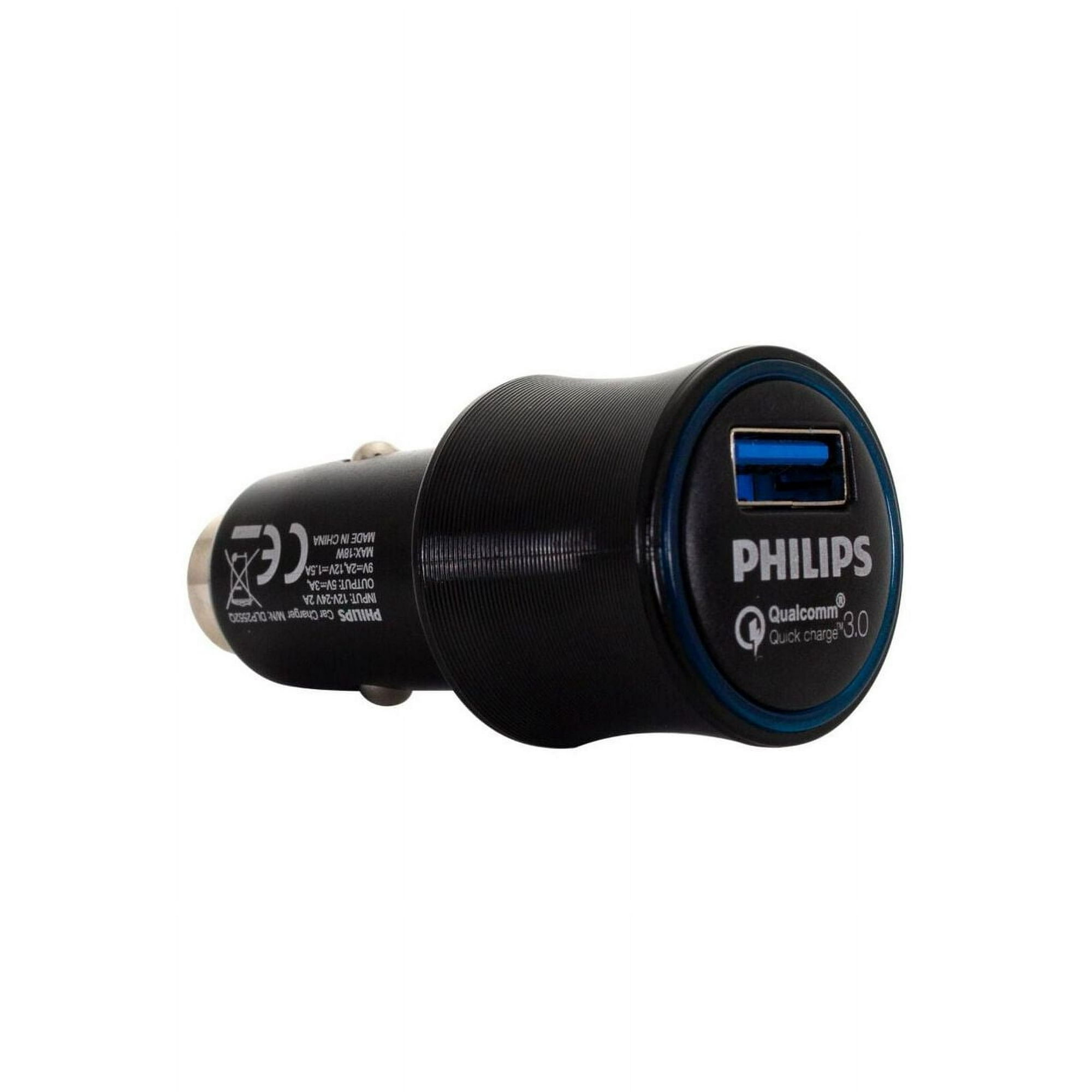 Cargador Celular Philips P/auto Qc3.0 18w